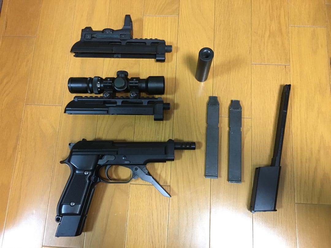 M93R 東京マルイ 電動ハンドガン オプション多数