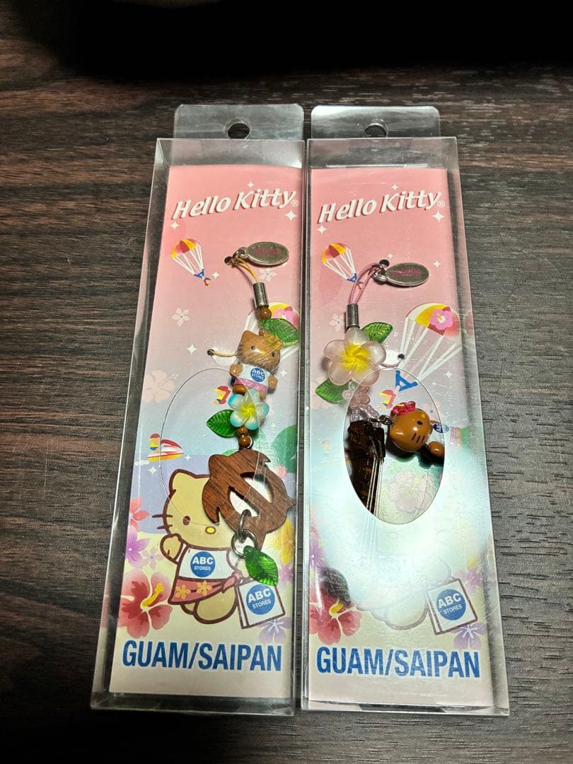 希少激レア新品 ご当地ハローキティ グアム サイパン ハワイ 日焼け ストラップ