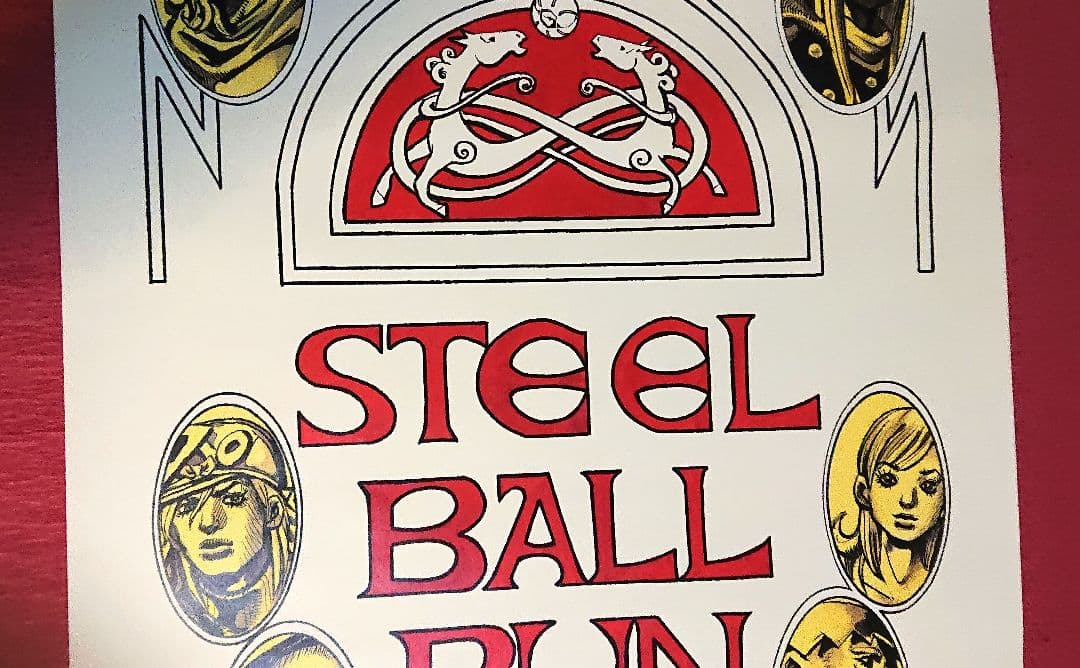 ジョジョの奇妙な冒険 ジョジョ展 ポスター スティール・ボール・ラン B2