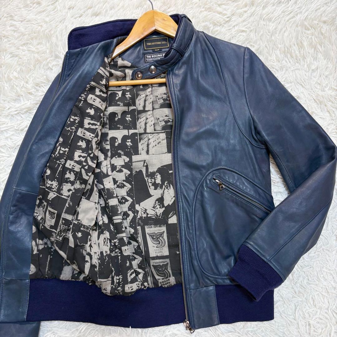 ヒステリックグラマー レザージャケット ライダース ローリングストーンズ