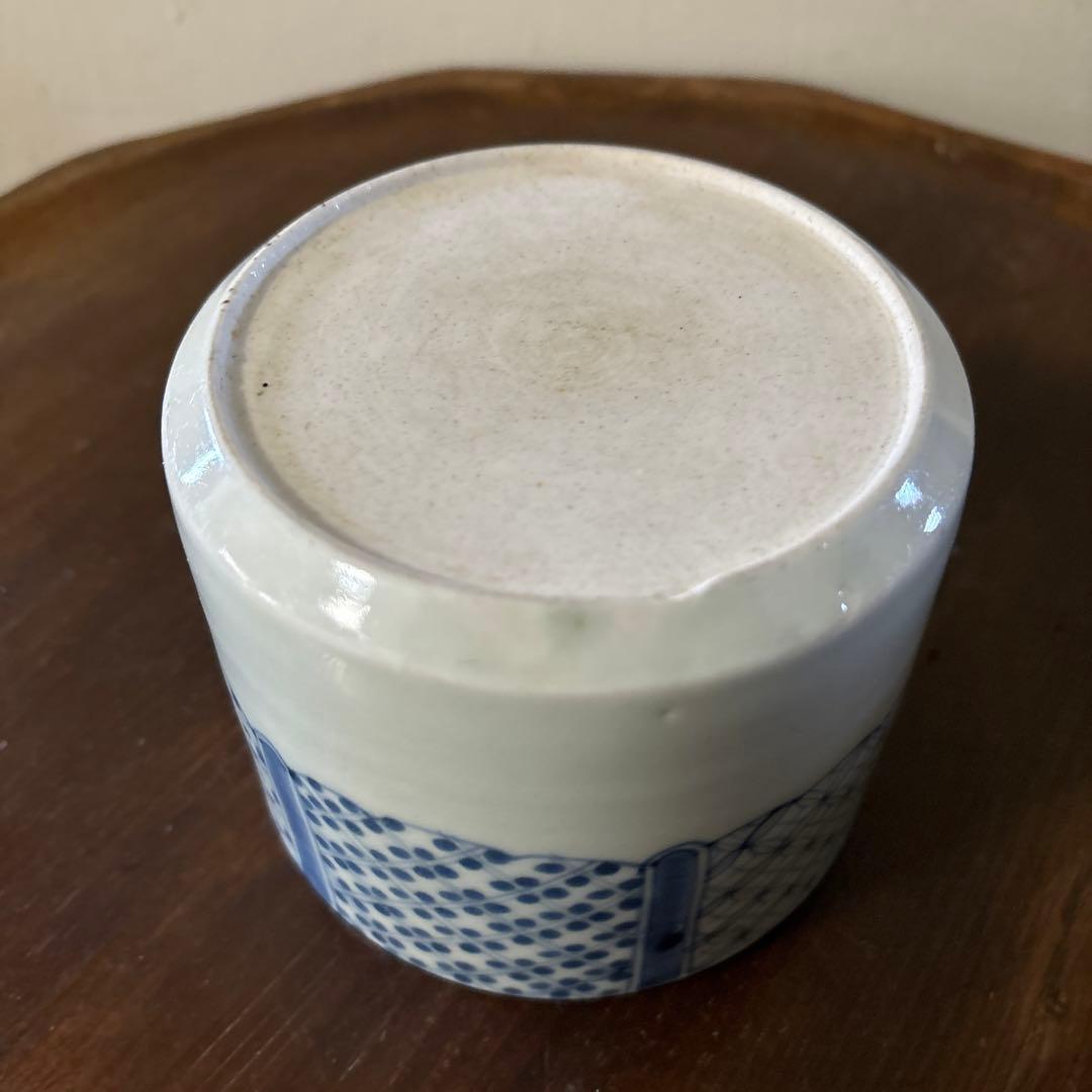 古伊万里染付　火入　江戸時代.明治　骨董品　アンティーク　古道具　白磁　李朝