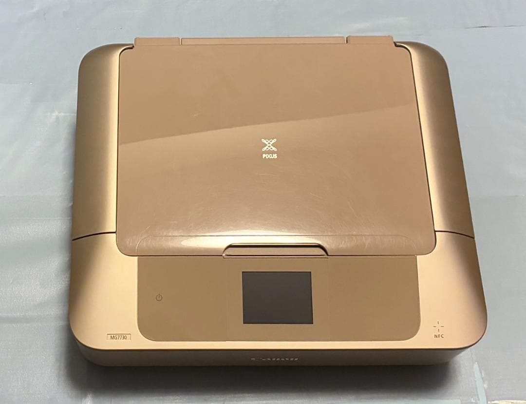 【動作OK！！】Canon　キャノン　プリンタ　MG7730　ゴールド　③