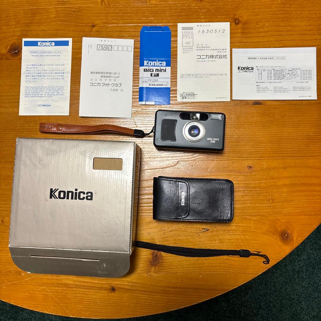 [美品 ケース付き] コニカ konica BIG mini F‼️プレミアム‼️