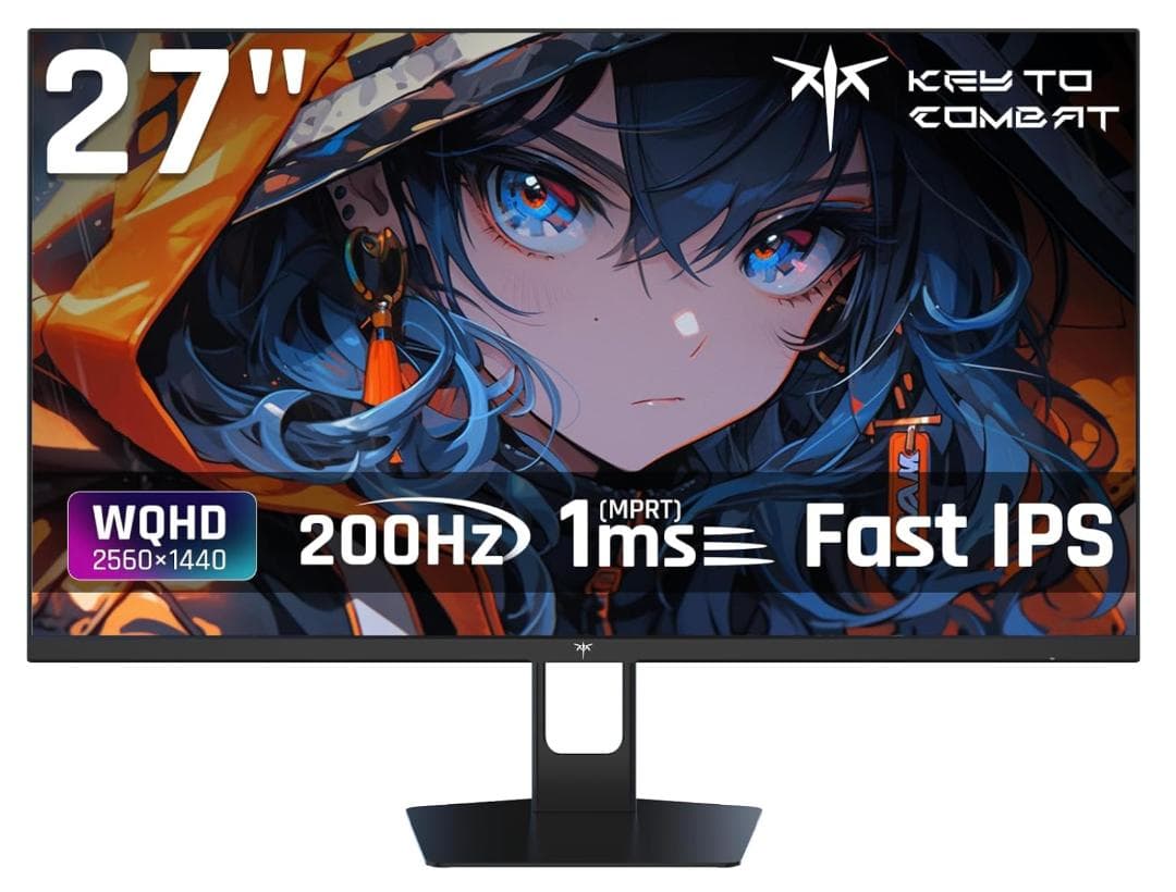 KTC 27インチゲーミングモニター WQHD (2560x1440) 美品 ②