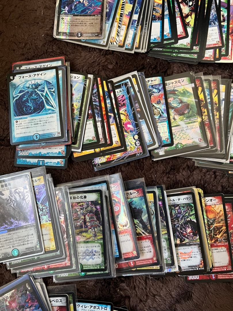 デュエルマスターズ　旧枠、金枠、銀枠、スリーブ、ファイルケース　半引退
