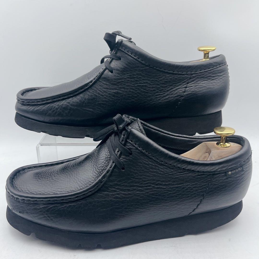 希少✨クラークス ビームス別注 ゴアテックス ビブラム レザー ワラビー 黒