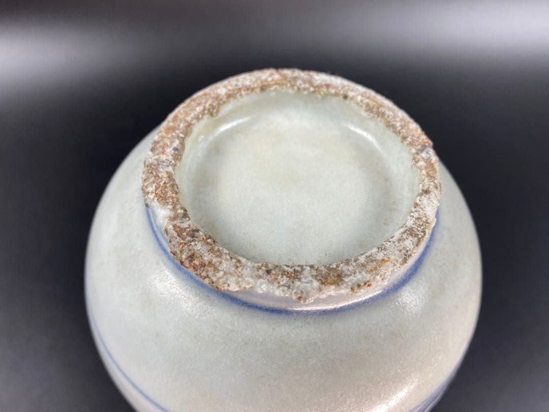 李朝 徳利 花瓶 染付 草花文 骨董 古玩 古美術 時代物 高15cm