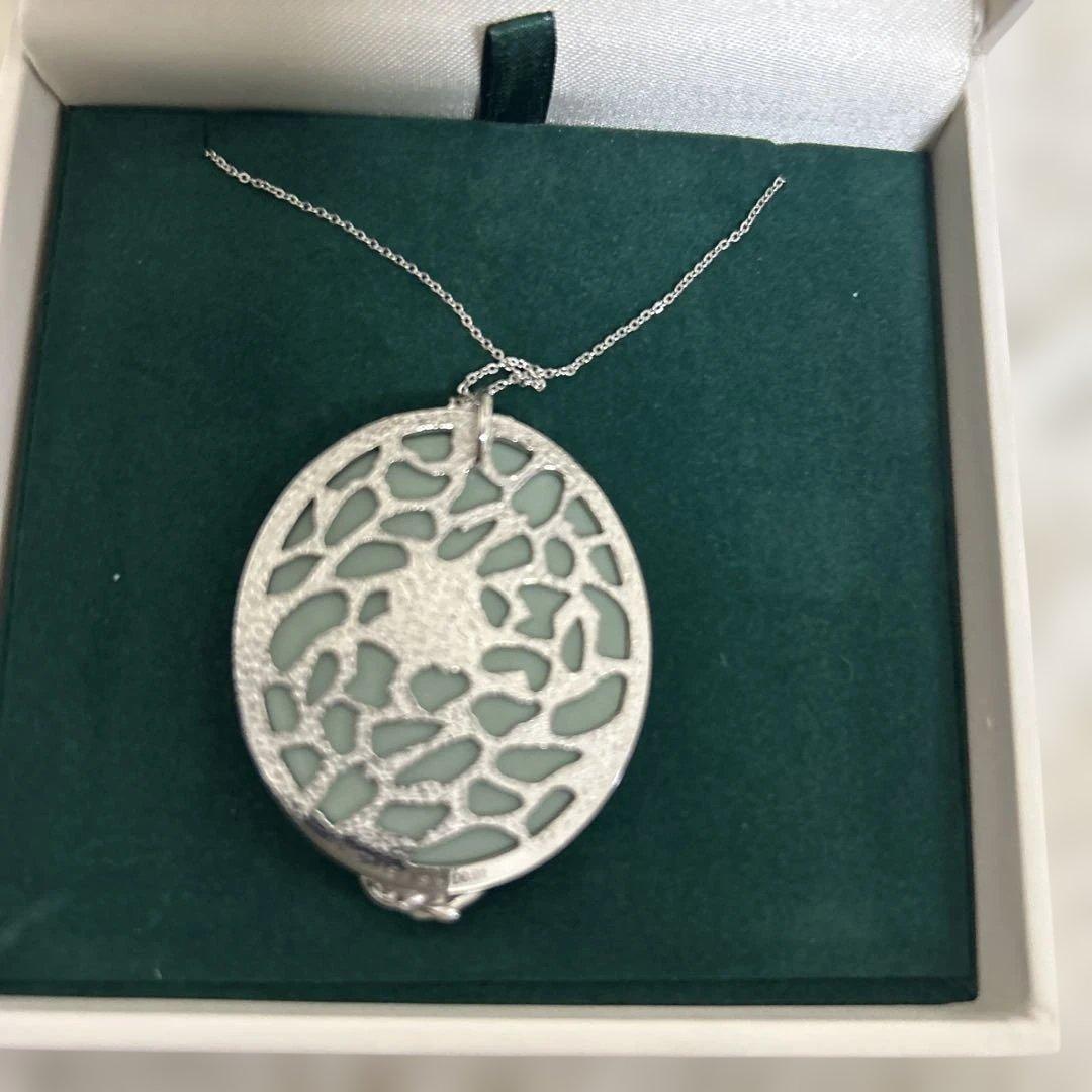 【未使用】スナフキン　磁気カメオペンダント　しあわせのムーミン谷　ダイヤモンド