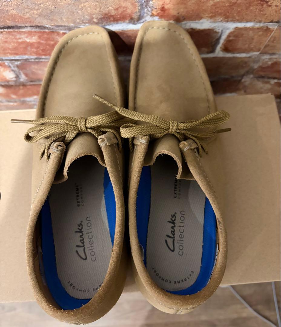 Clarks ベージュ モカシン 靴