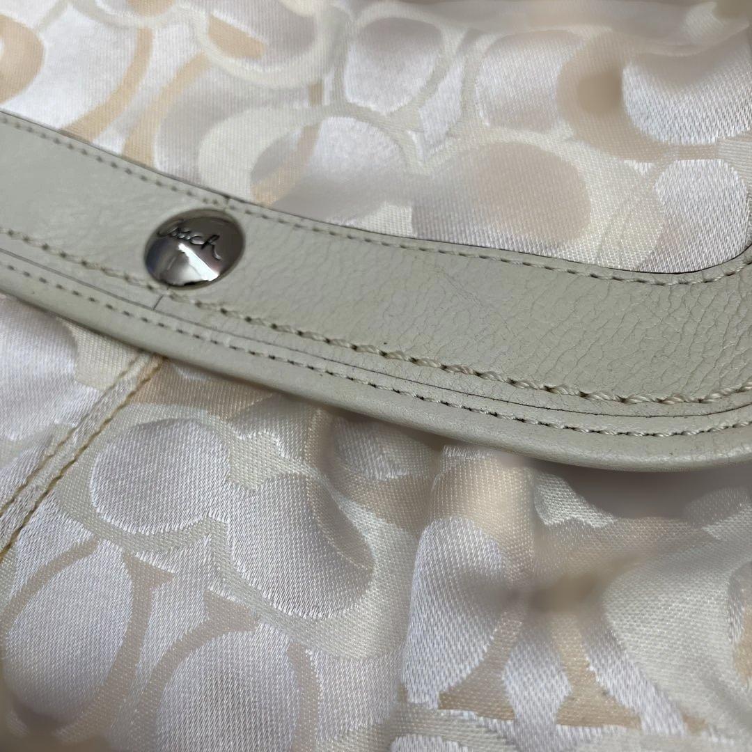 COACH ワンショルダーバッグ キャンバス シグネチャー