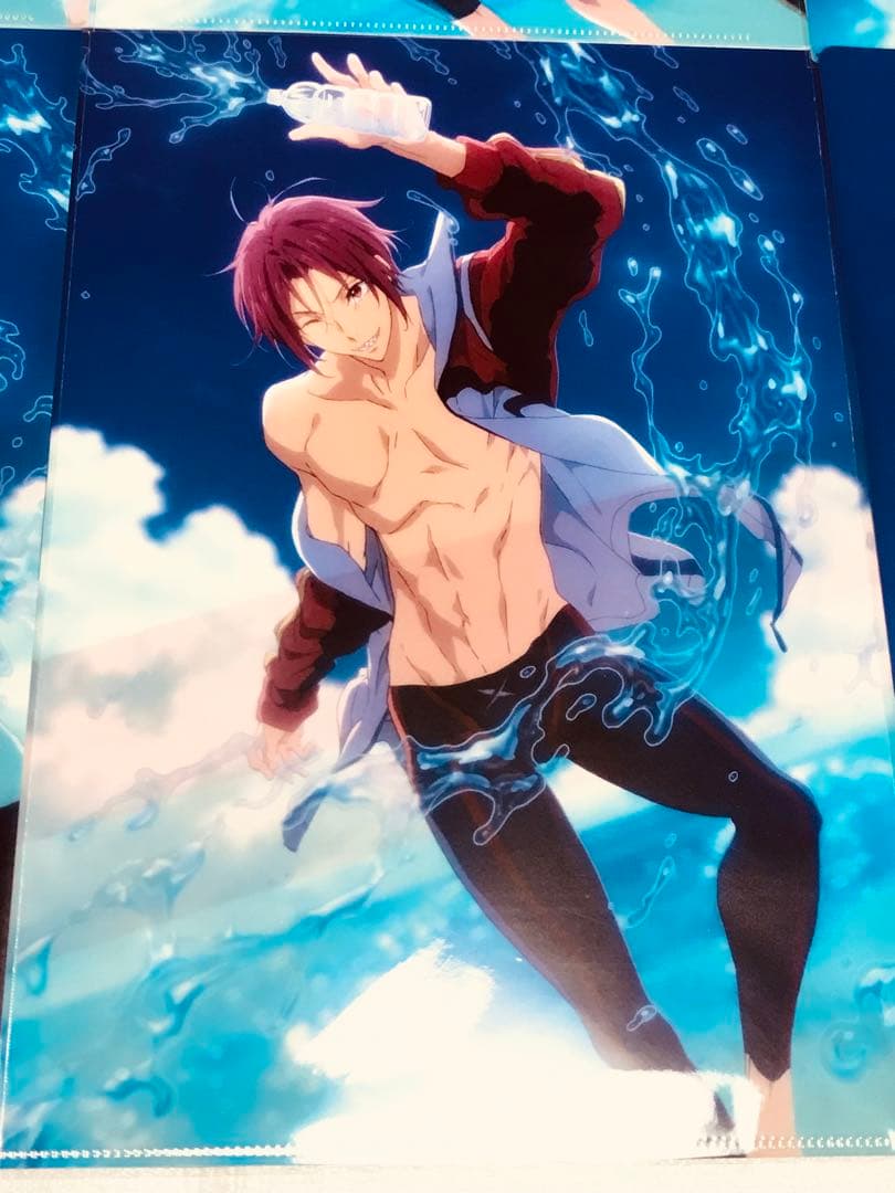 Free!RWクリアファイル8枚 七瀬遙 橘真琴 松岡凛 山崎宗介 桐嶋郁弥