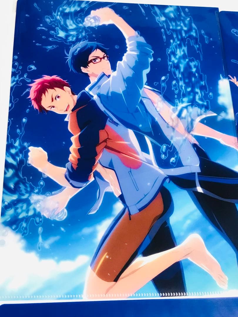 Free!RWクリアファイル8枚 七瀬遙 橘真琴 松岡凛 山崎宗介 桐嶋郁弥