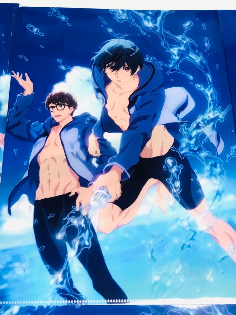 Free!RWクリアファイル8枚 七瀬遙 橘真琴 松岡凛 山崎宗介 桐嶋郁弥