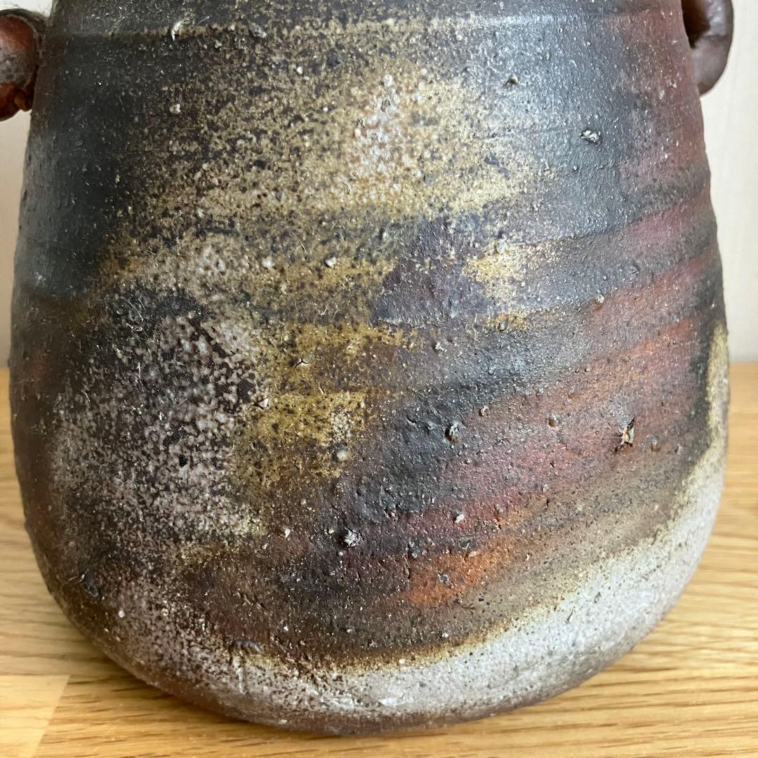 備前焼　水差し　花瓶　花器　蓋なし