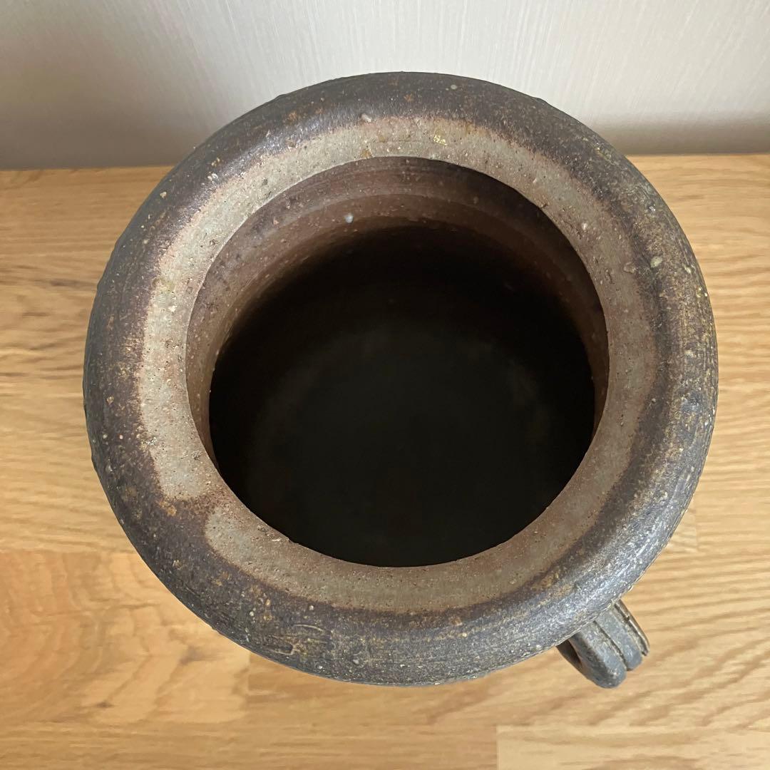 備前焼　水差し　花瓶　花器　蓋なし