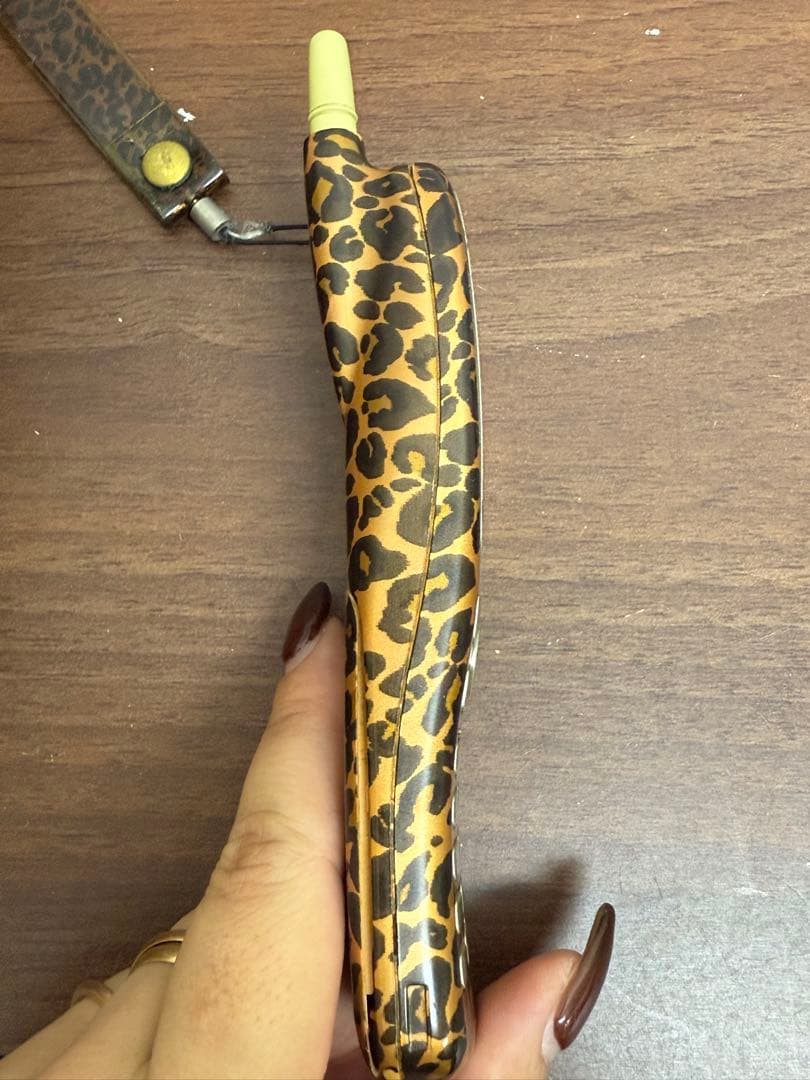 【送料込み】希少★浜崎あゆみ　携帯　豹柄CyberGiga9600 TU-KA