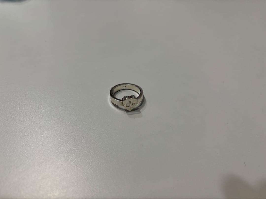 GUCCI ハート型リング サイズ17