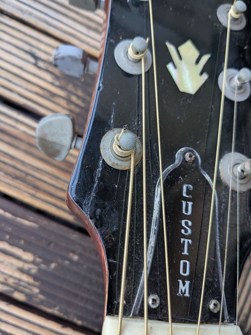 【希少】Aria ギブソンコピーモデル｜現状品・ネック折れ等ジャンク