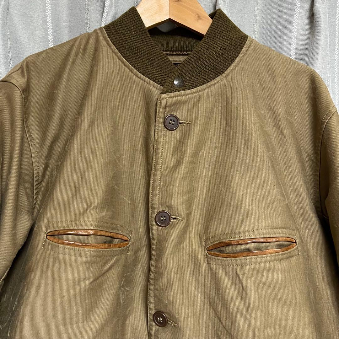 こ*う様 美品 RRL Leverton ジャングルクロス ボンバージャケット