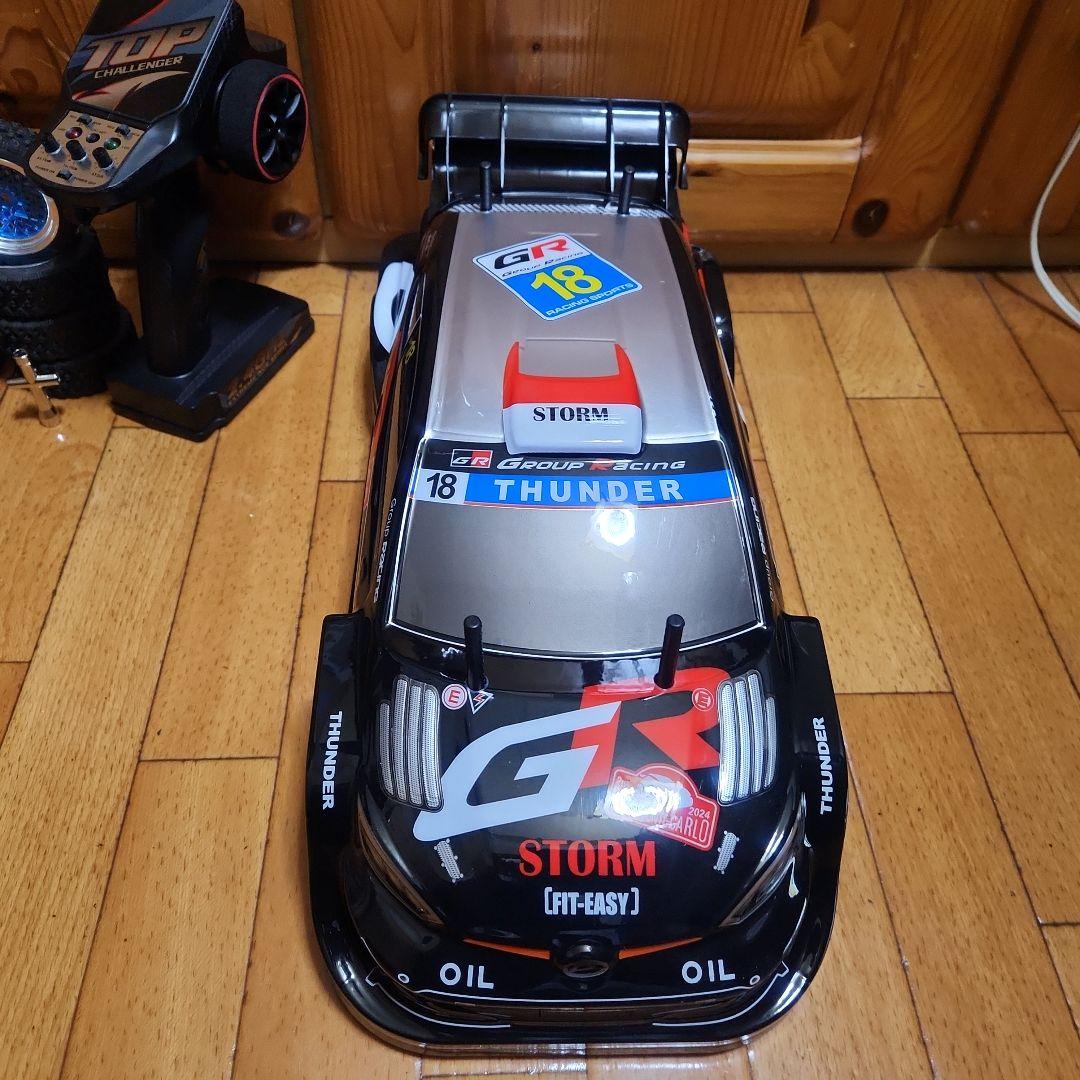 タミヤ ドリフト ラジコン フルセット　TT01 黒　ラリー　ボディ　　tt02