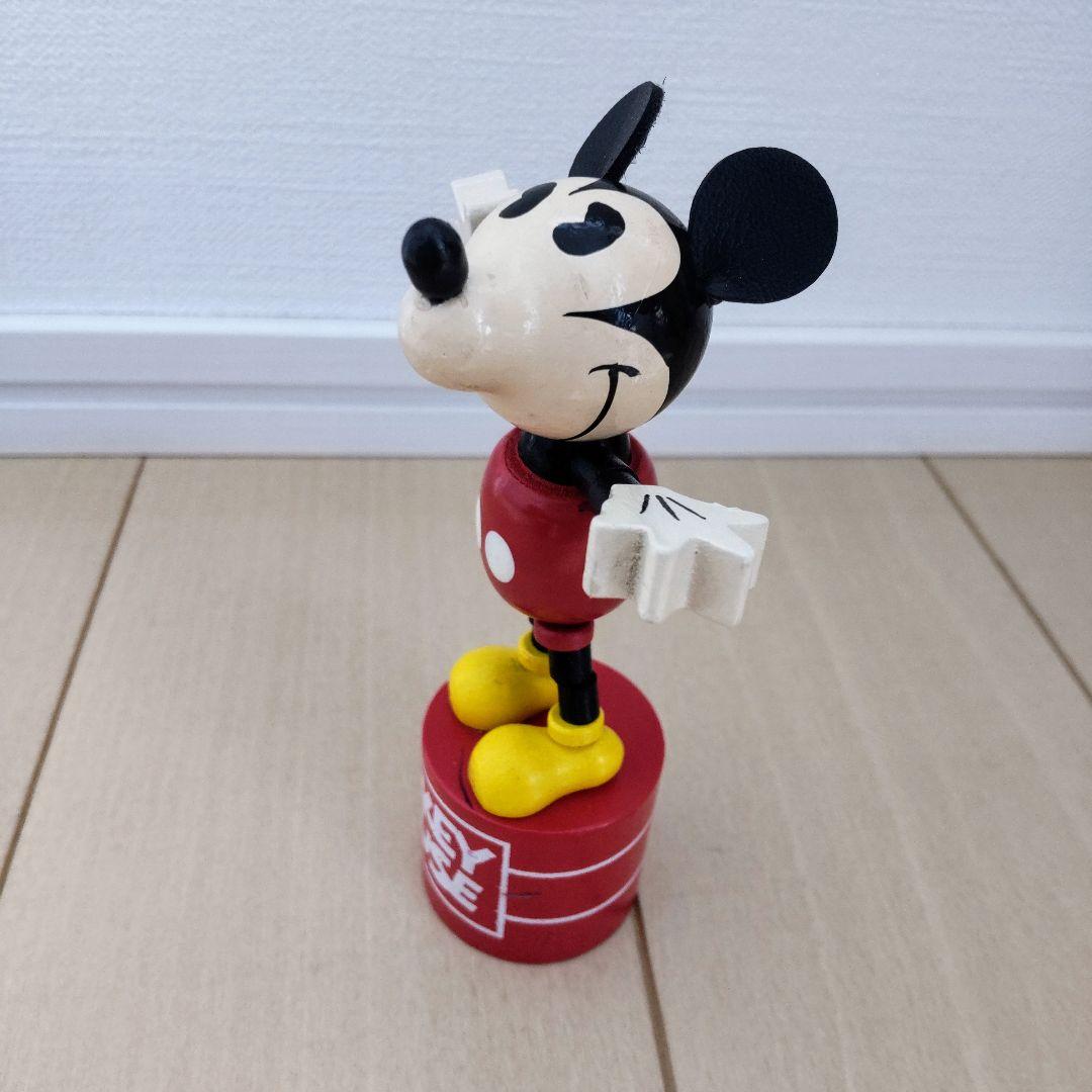 【レア】ミッキーマウス　脱力人形　プッシュパペット 　レトロ　時代物