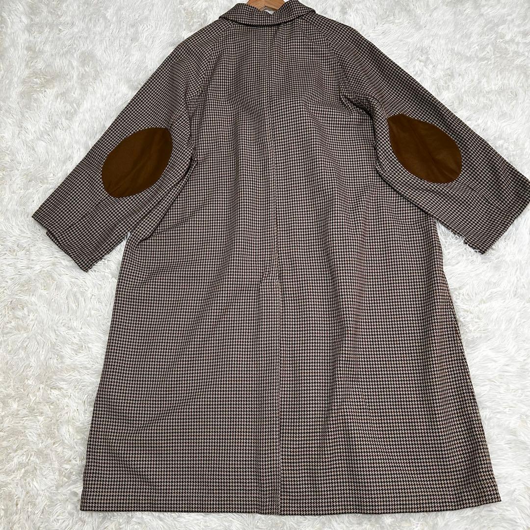 【新品タグ付き】ビームスボーイ　ガンクラブチェック ステンカラー ロングコート