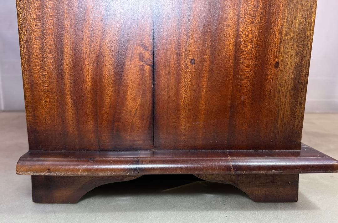 薬箱 アンティーク ヴィンテージ キャビネット3段 収納 引き出し 和風チェスト