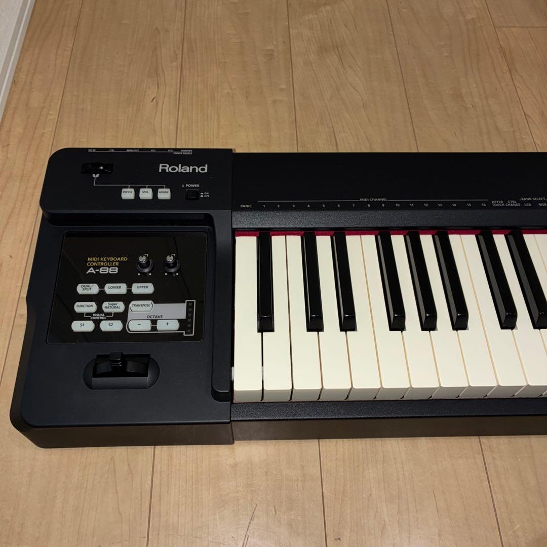 送料込み【美品】Roland A-88 電子ピアノMIDIキーボード ローランド