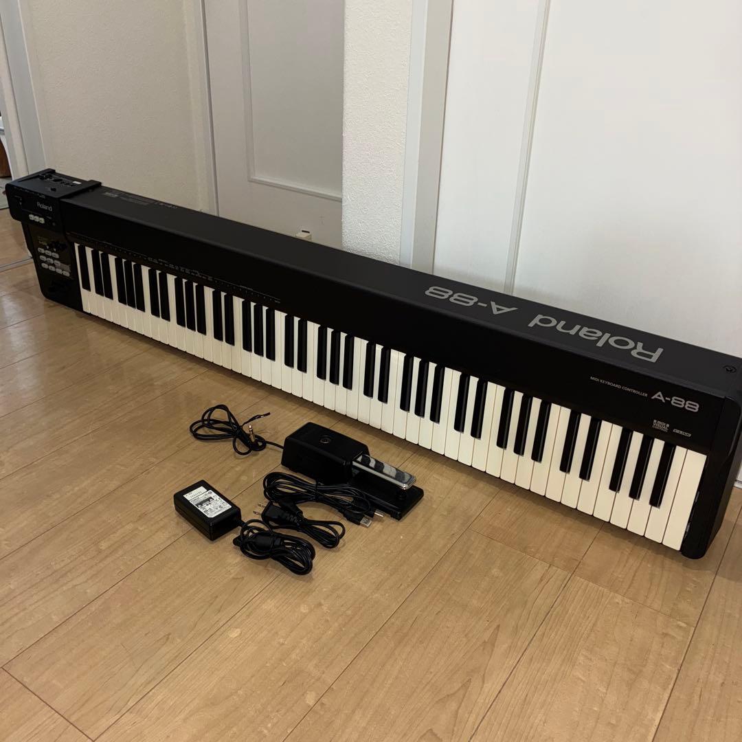 送料込み【美品】Roland A-88 電子ピアノMIDIキーボード ローランド