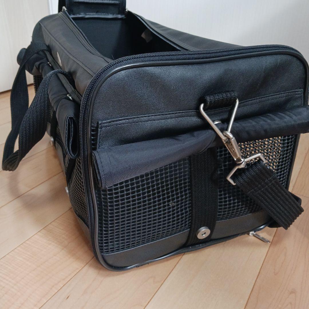 ペット用ソフトキャリーバッグ 黒 メッシュ　【Samsonite　サムソナイト】