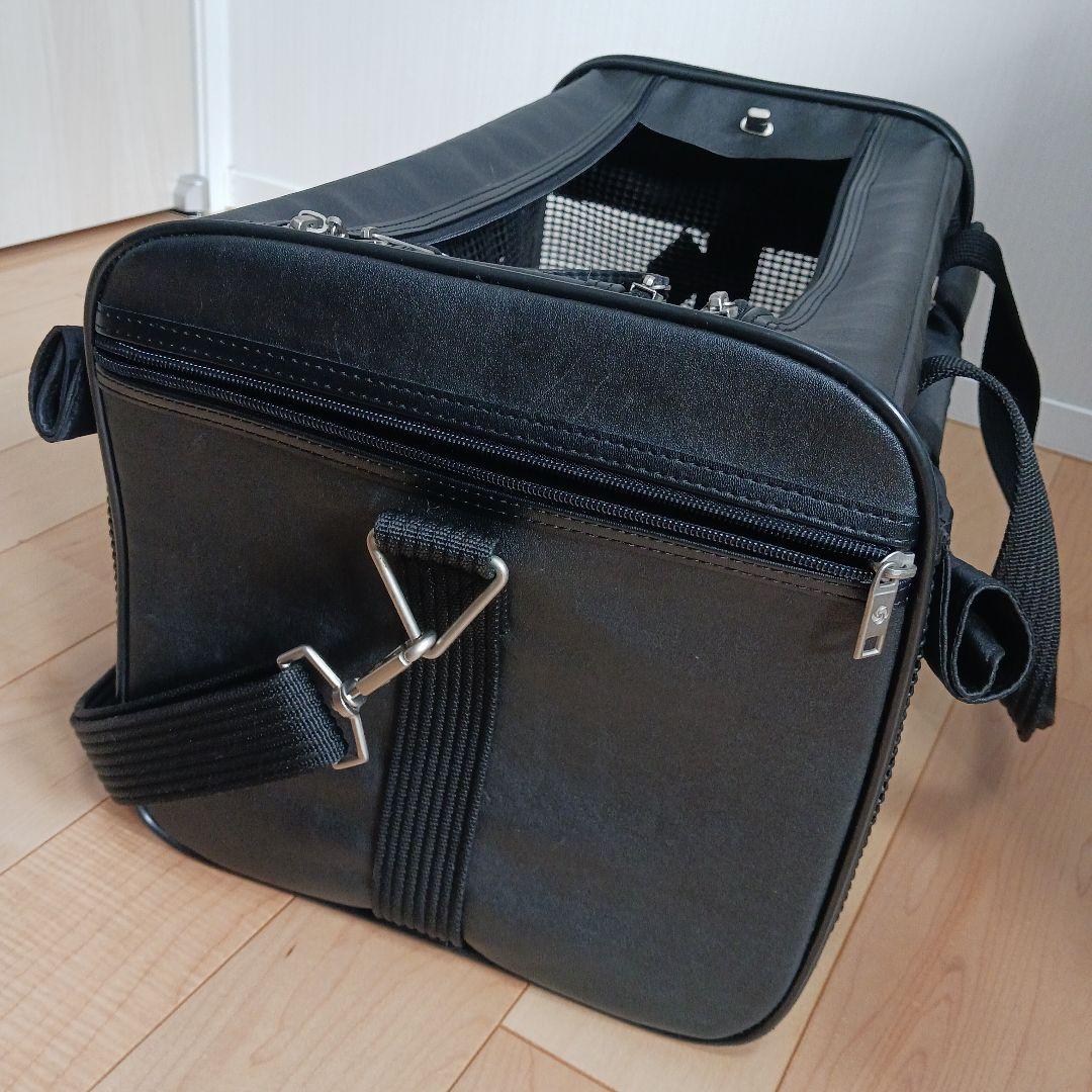 ペット用ソフトキャリーバッグ 黒 メッシュ　【Samsonite　サムソナイト】