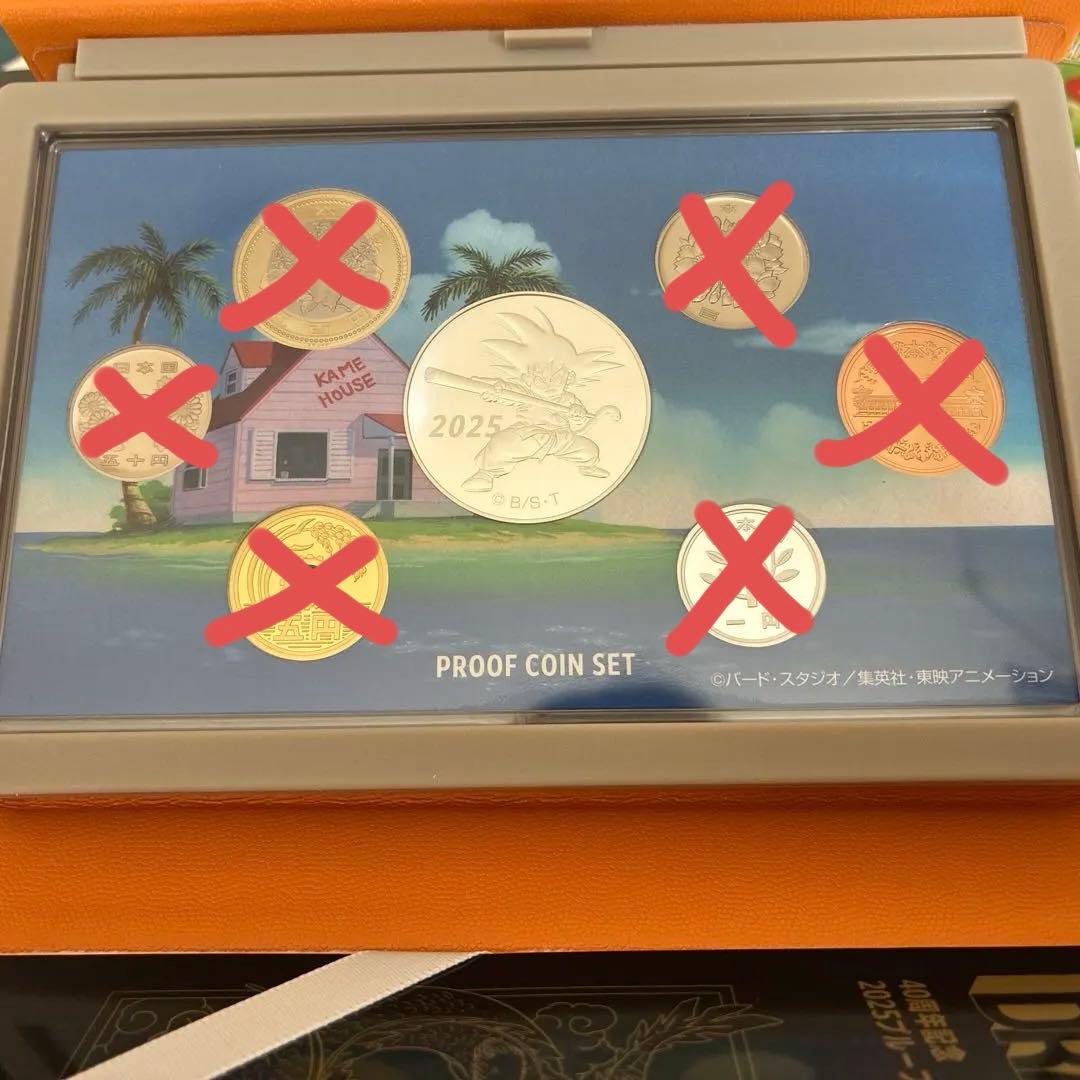 ドラゴンボール40周年記念プルーフ硬貨セット