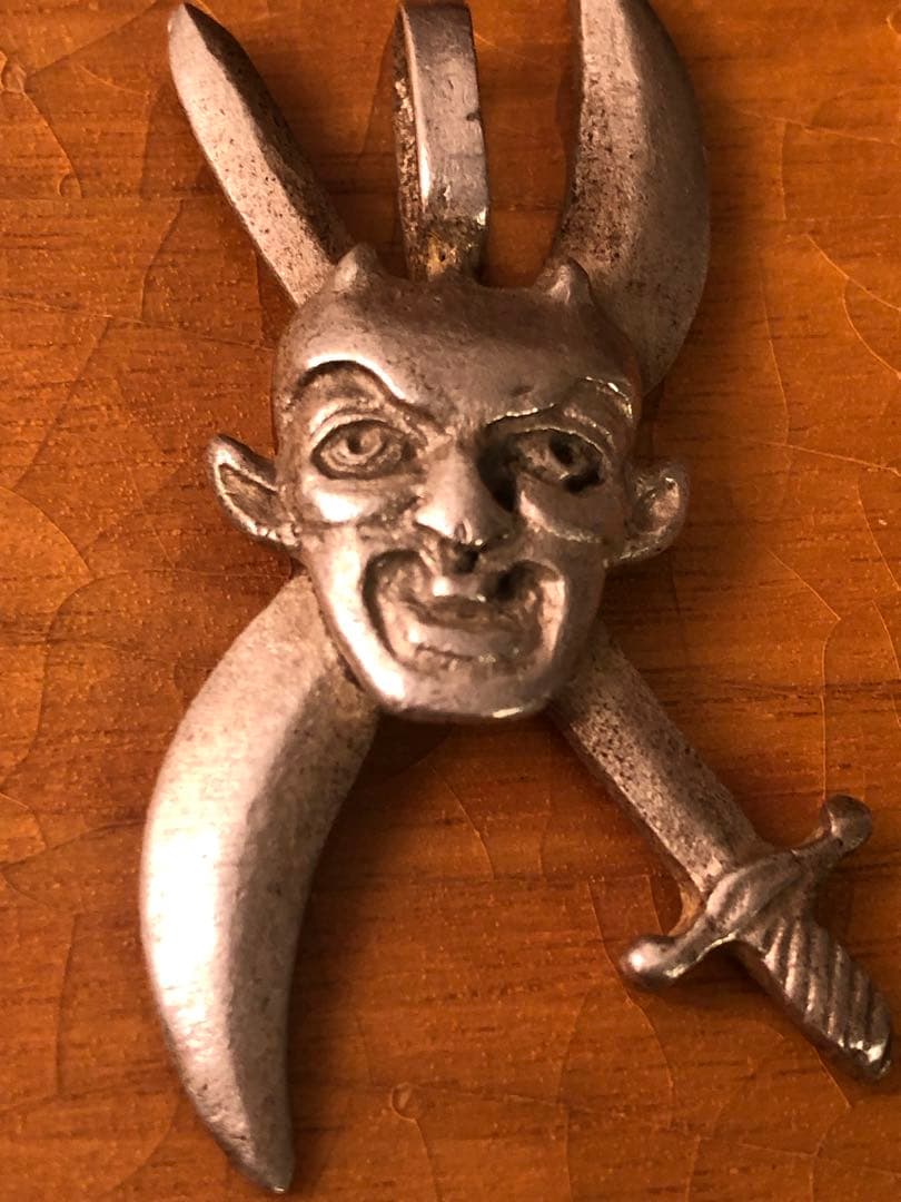 ビンテージ　10s デビル　悪魔　サタン インダストリアル　アンティーク　レトロ