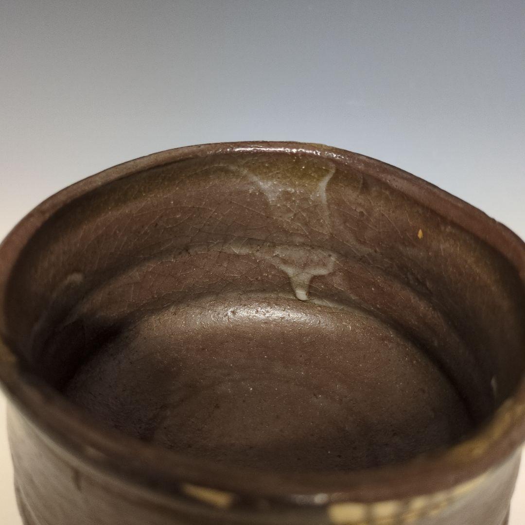黒織部茶碗 古作 茶道具