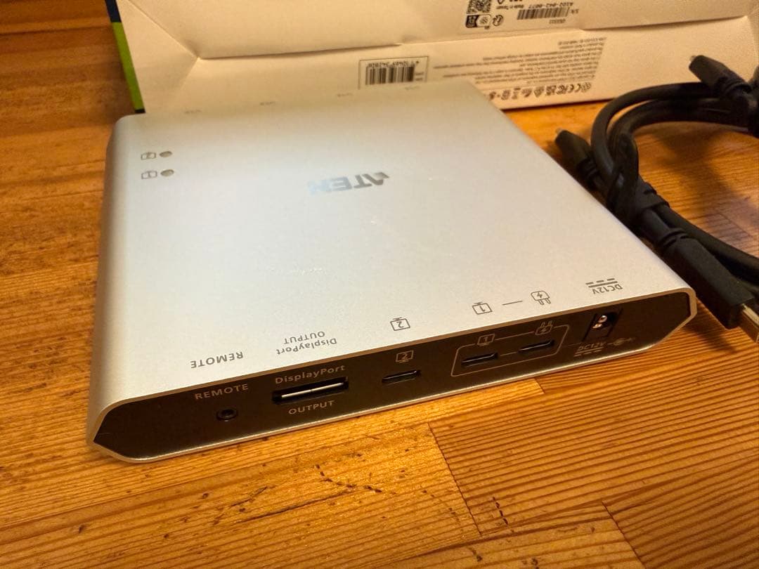 ATEN US3311 USB-C KVMスイッチ 2ポート 8K対応