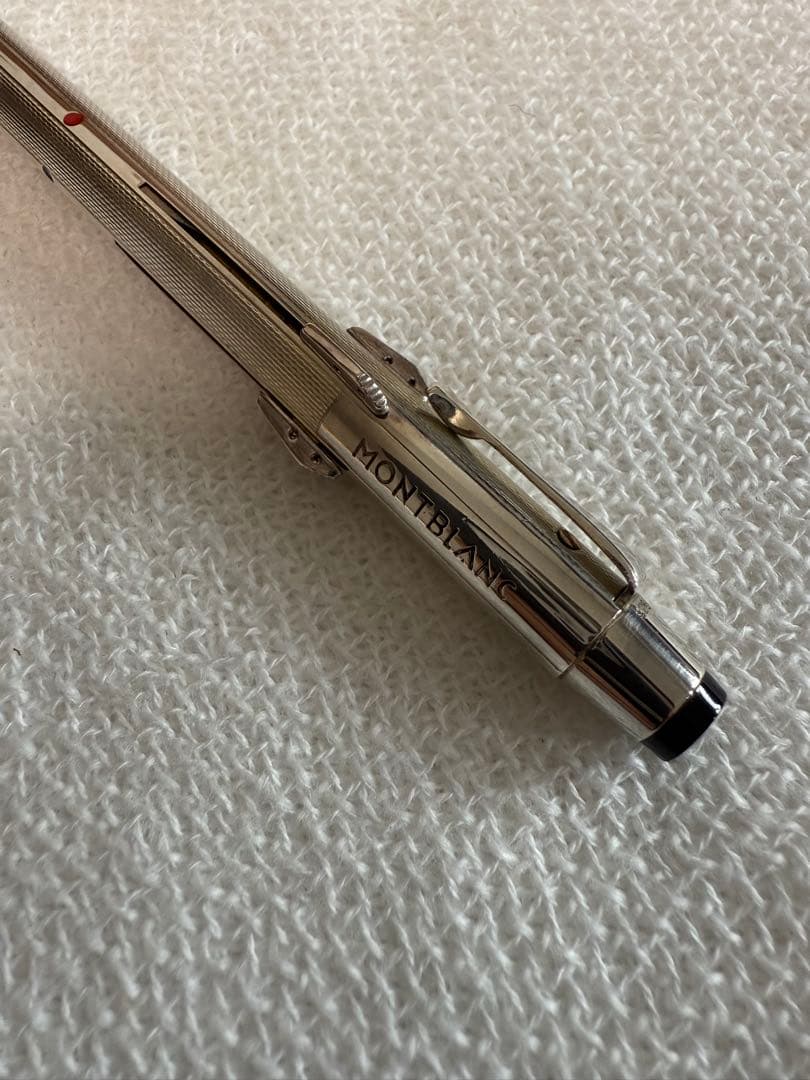 モンブラン四色のボールペン、スターリングシルバー、935銀