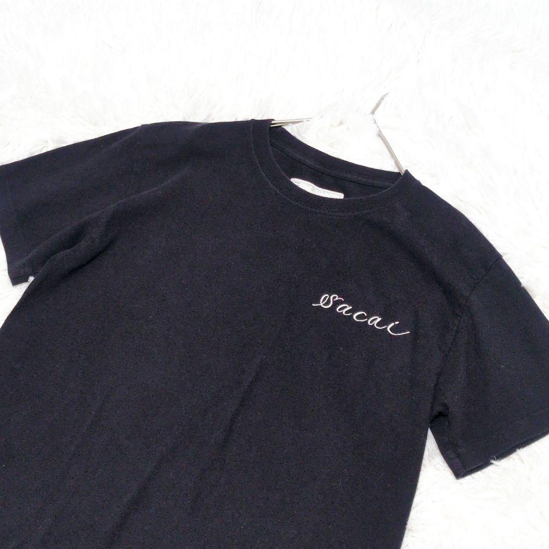 sacai × Dr. Woo コラボ Tシャツ バード ワシ 鷲 サイズ1
