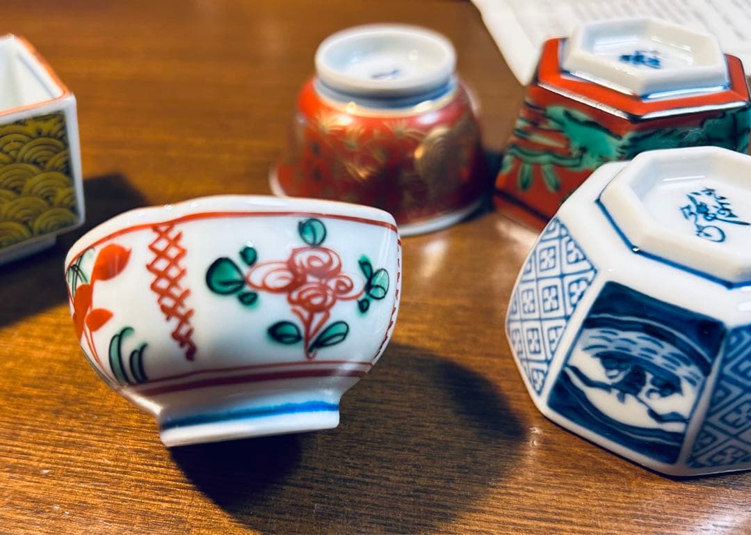 九谷焼　長右衛門四代目作　器5点セット