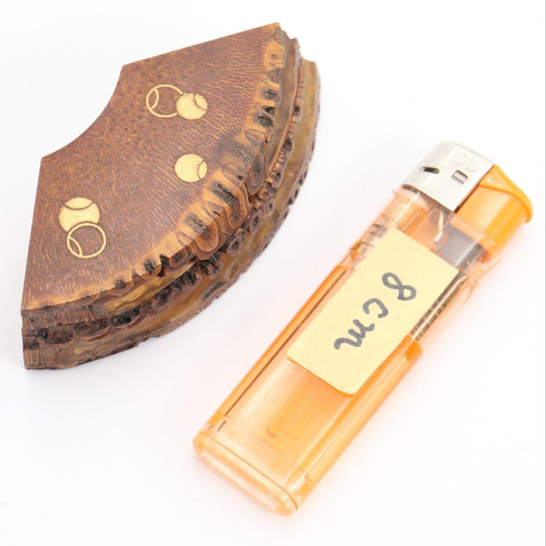 海野宗泰 つぼつぼ蒔絵 扇香合 茶道具 共箱共布　C899