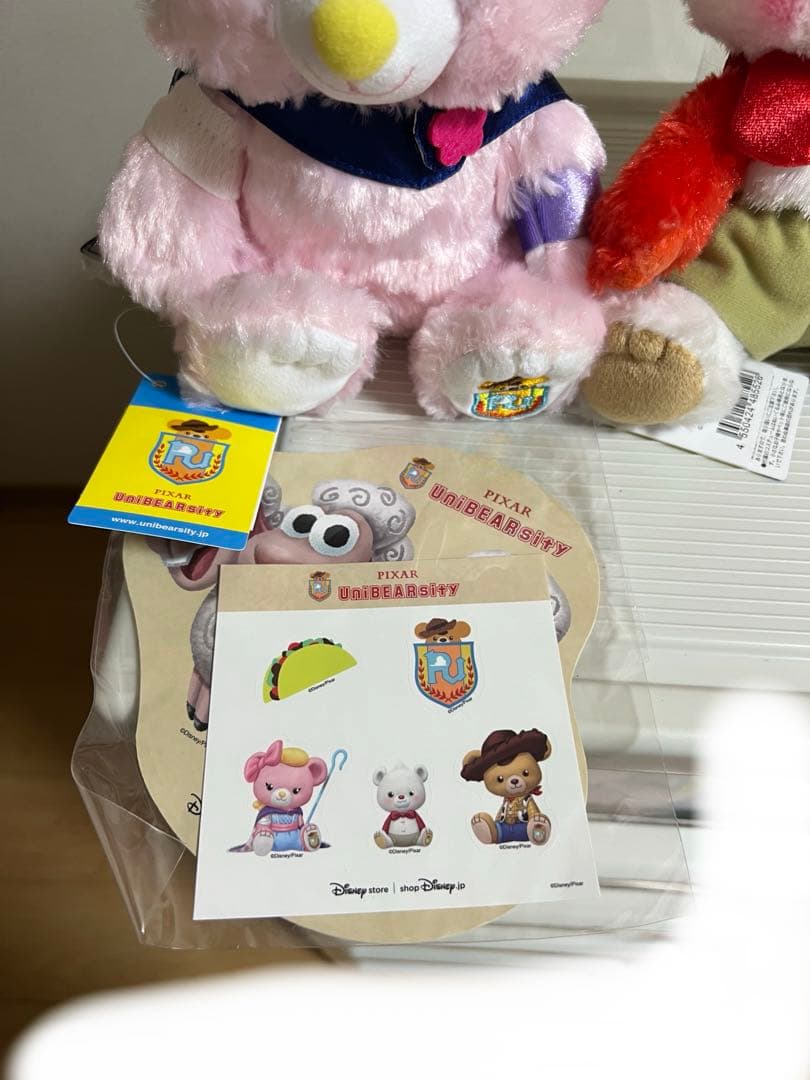 ユニベアシティぬいぐるみ（ハウディ、ポッテリー、スポーク）