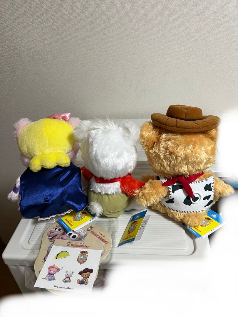 ユニベアシティぬいぐるみ（ハウディ、ポッテリー、スポーク）