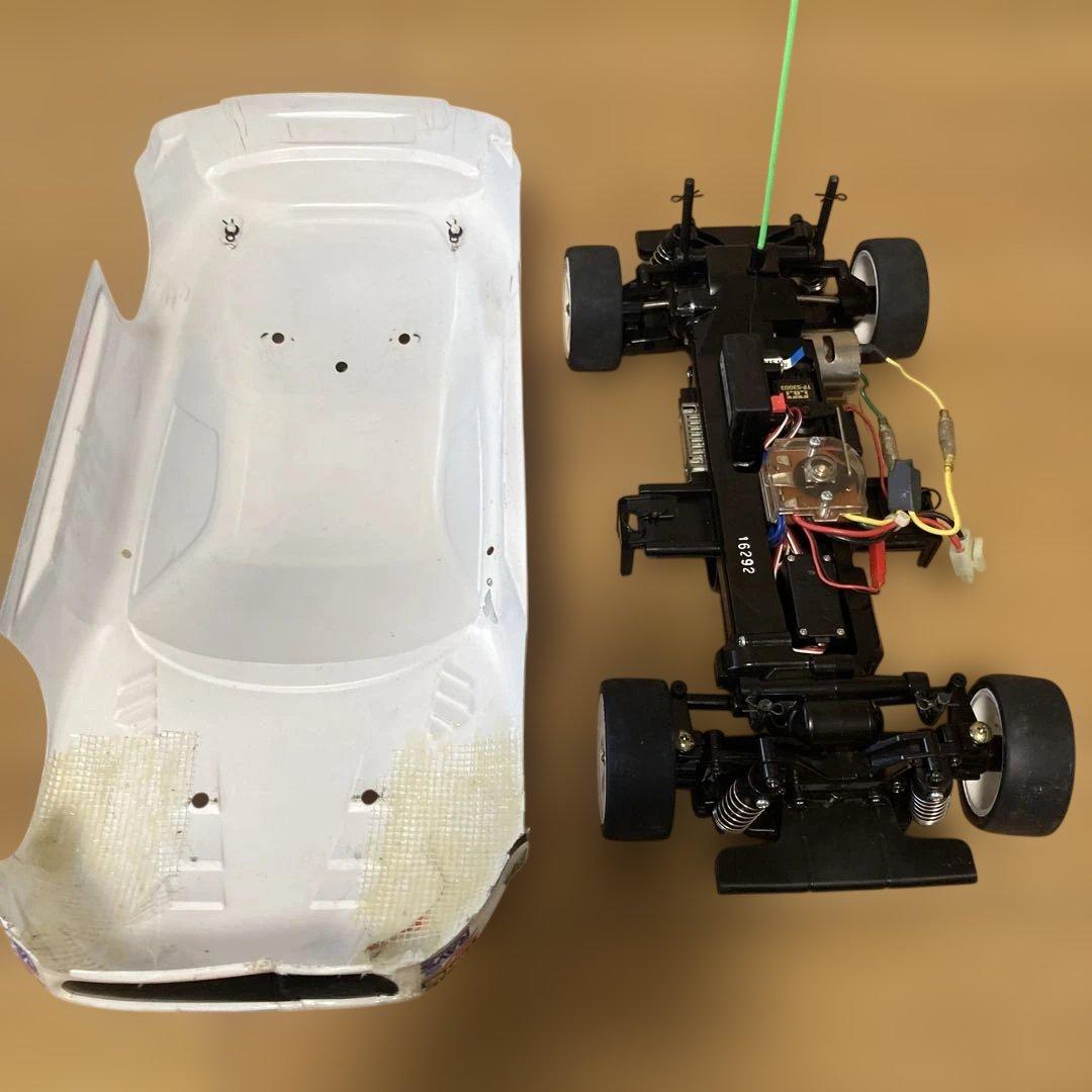 絶版！古いタミヤXB ランエボⅥ WRC、カストロール トムス スープラ セット