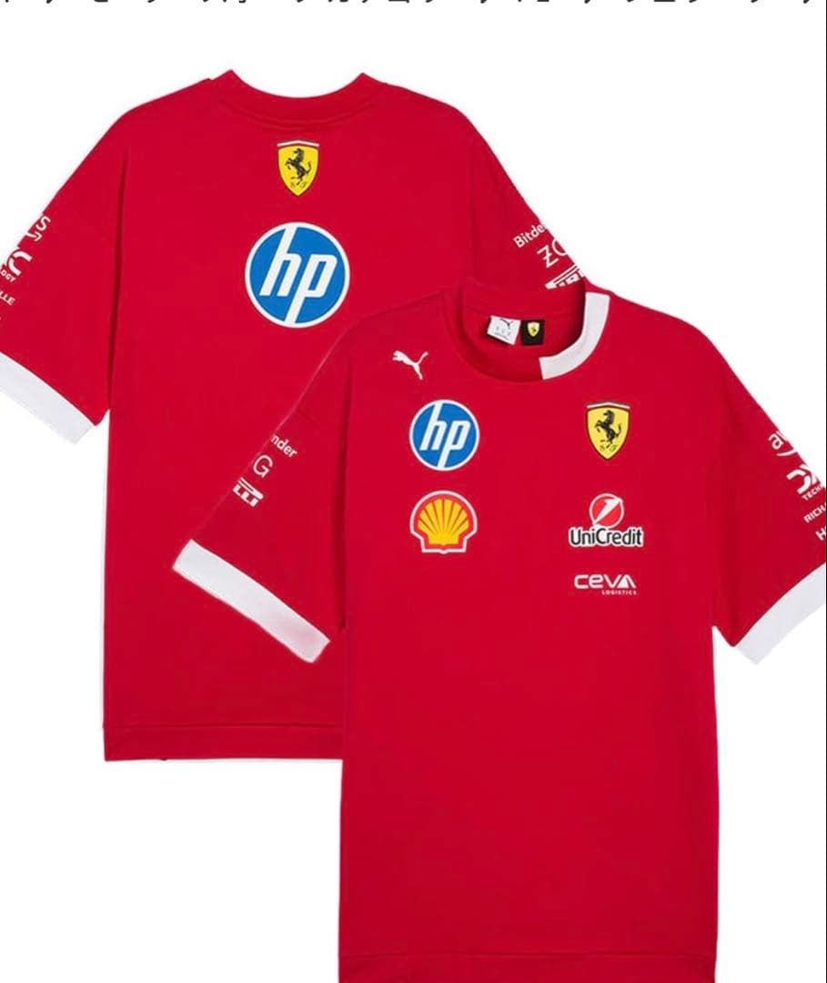 2025 PUMA スクーデリア フェラーリ オーバーサイズ Tシャツ