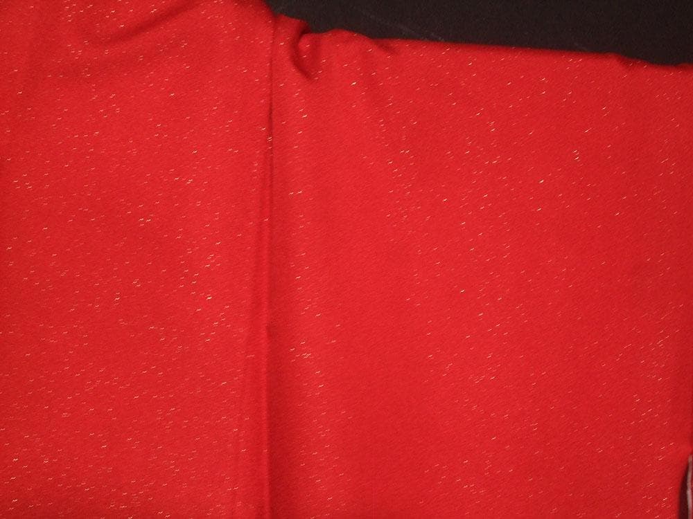 赤×黒　ゴシック振袖　振袖フルセット　ｍ44　パールベルベッドリボン　成人式