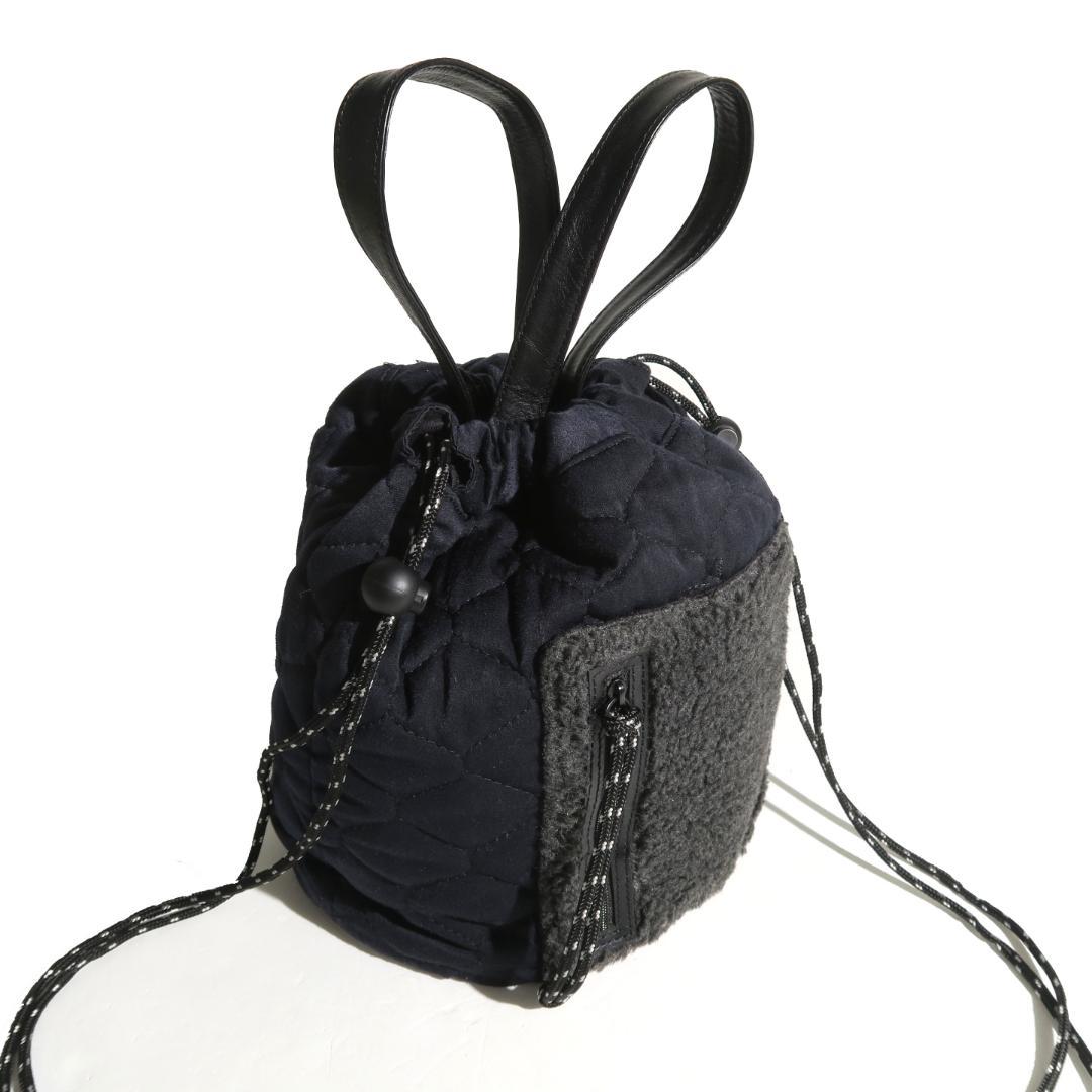 Y's キルティング2WAYショルダーバッグ ワイズ 巾着 バケット バケツ