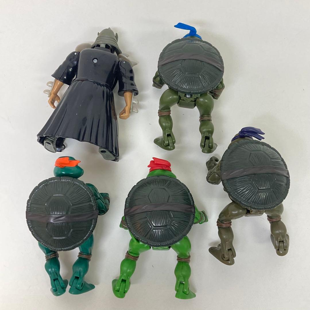 g553-29 ミュータントタートルズ　バトラクション　フィギュア　まとめて