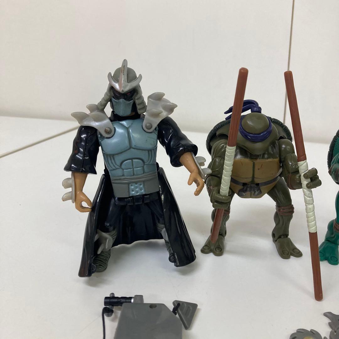 g553-29 ミュータントタートルズ　バトラクション　フィギュア　まとめて