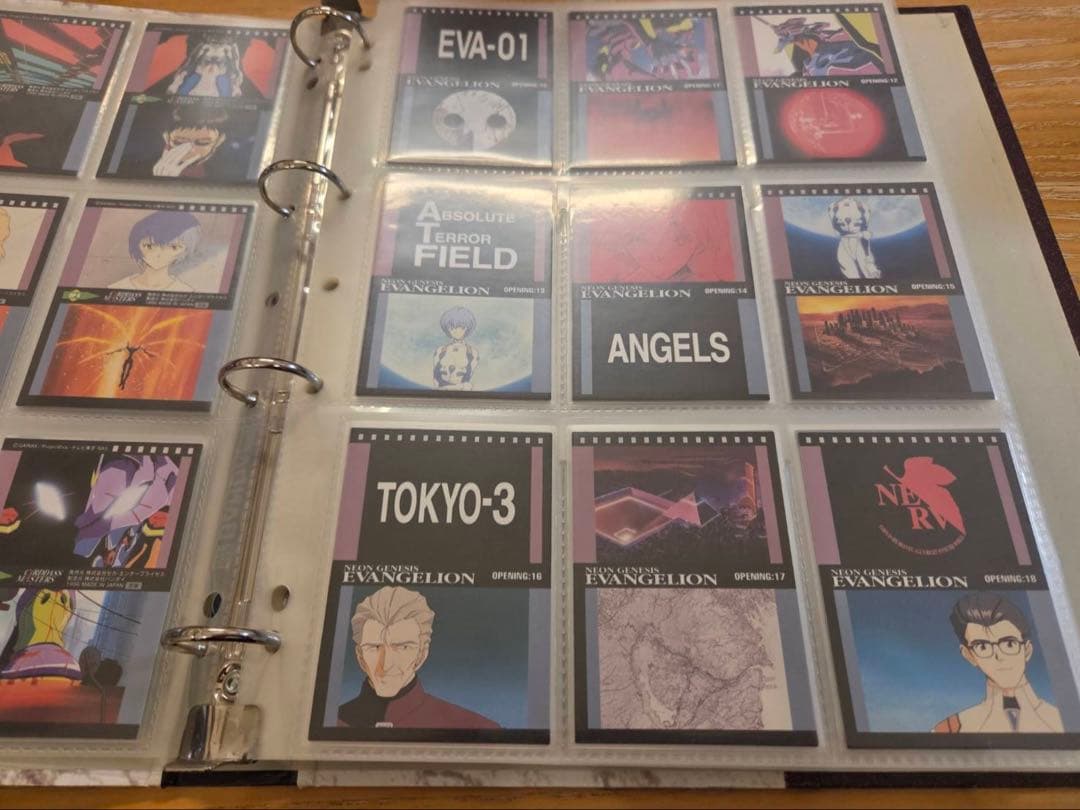 エヴァンゲリオンカードダスマスターズ１集初版コンプリート品１７２枚