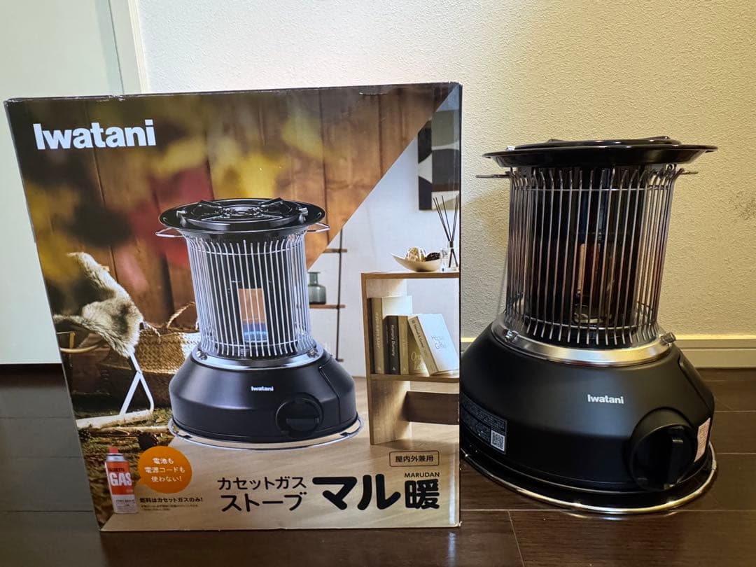 岩谷 カセットガスストーブ マル暖 CB-STV-MRD★試運転のみ