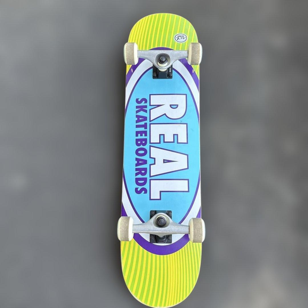 美品。REAL スケートボード コンプリートセット 7.75inch